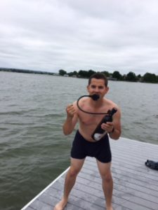 Scuba Diving at Lake LBJ. Trace went above and beyond and below all expectations!