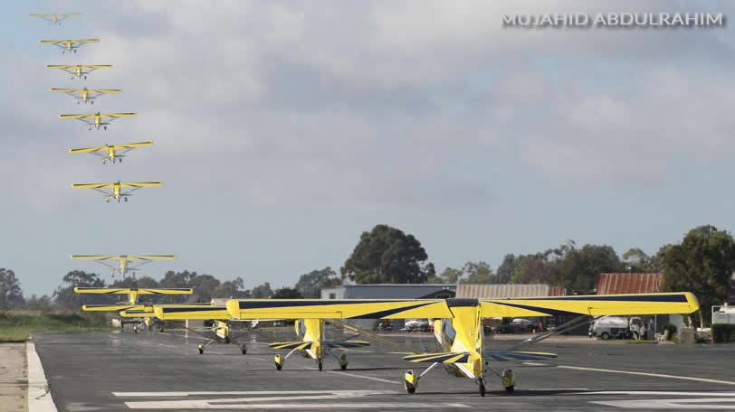 Super Decathlon Taking Off